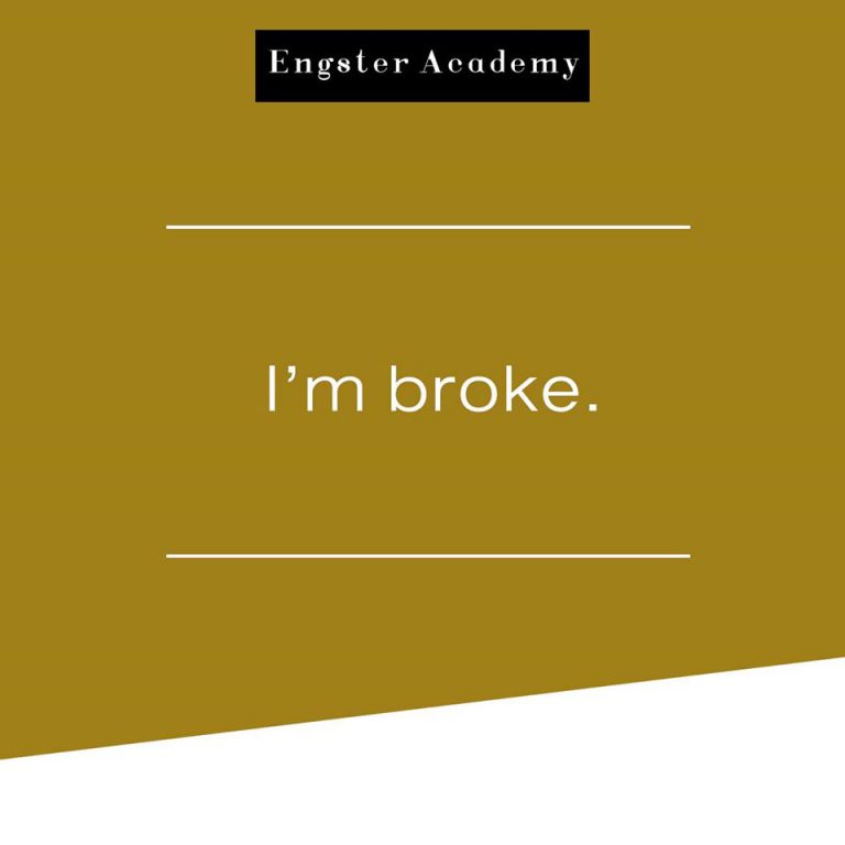 อันนี้ไม่ได้แปลว่า "ฉันแตก หรือ ฉันพัง" นะครับ Example: Do you wanna go party tonight? No, man. I'm broke.