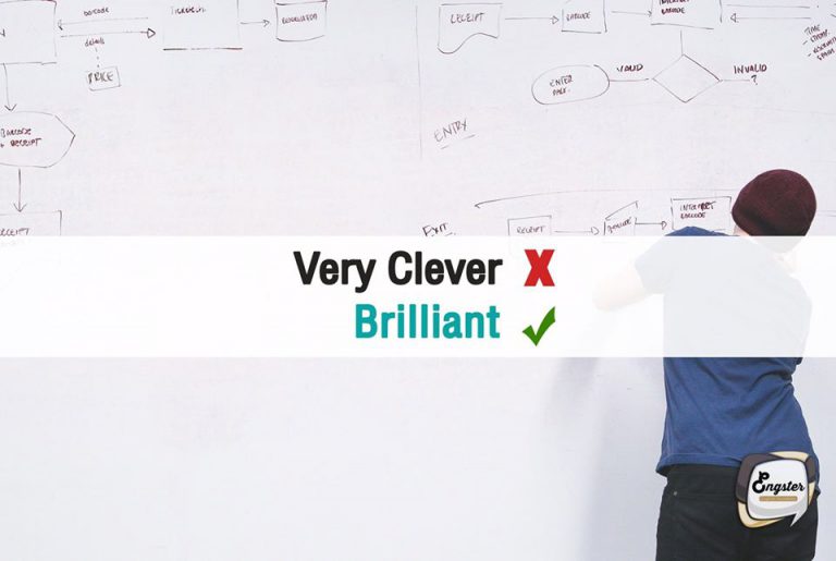 Very Clever -> Brilliant! (บริ๊-เลี่ยน) ฉลาดล้ำเลิศ ฉลาดมากๆ . It was such a brilliant idea. มันช่างเป็นไอเดียที่ฉลาดล้ำจริงๆ
